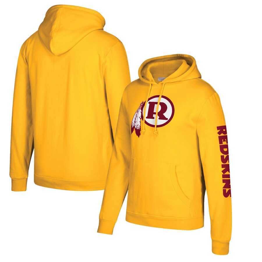 Washington Redskins Mitchell & Ness Classic Team Pullover Hoodie Gold,We sell and wholesale Washington Redskins Mitchell & Ness Classic Team Pullover Hoodie Gold on line form chian!